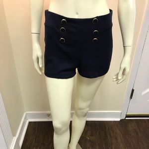 Women’s Navy Blue Sailor Shorts